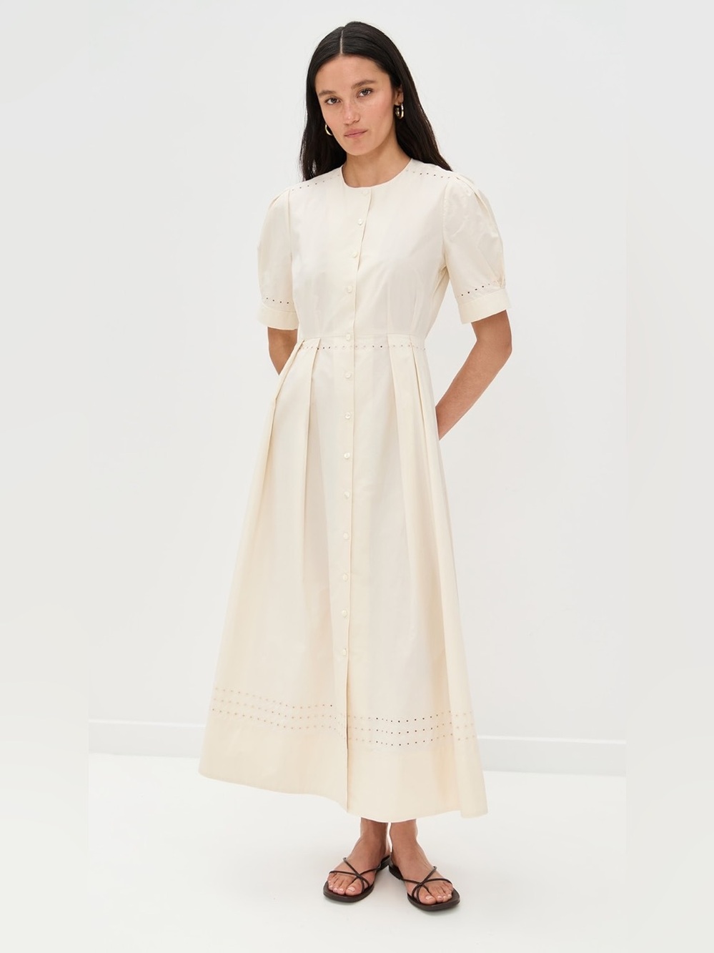 Jennie Kayne Harper Dress - Ivory - size S